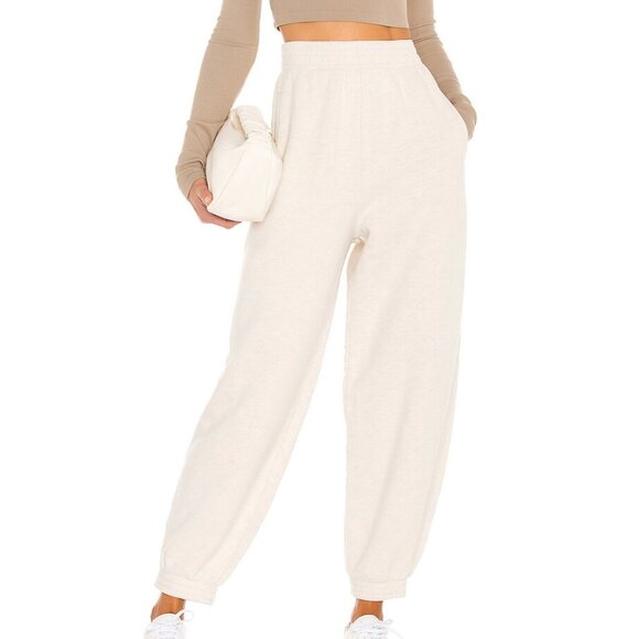 AGOLDE Balloon Sweatpant in Oatmeal Heather - Picture 1 of 11